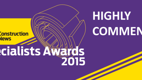 UtterBerry Highly Commended at Construction News Specialist Awards 2015