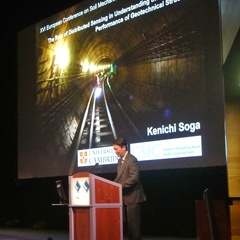 CSIC Co-Investigator Professor Kenichi Soga presents the inaugural Skempton Lecture at record-breaking conference