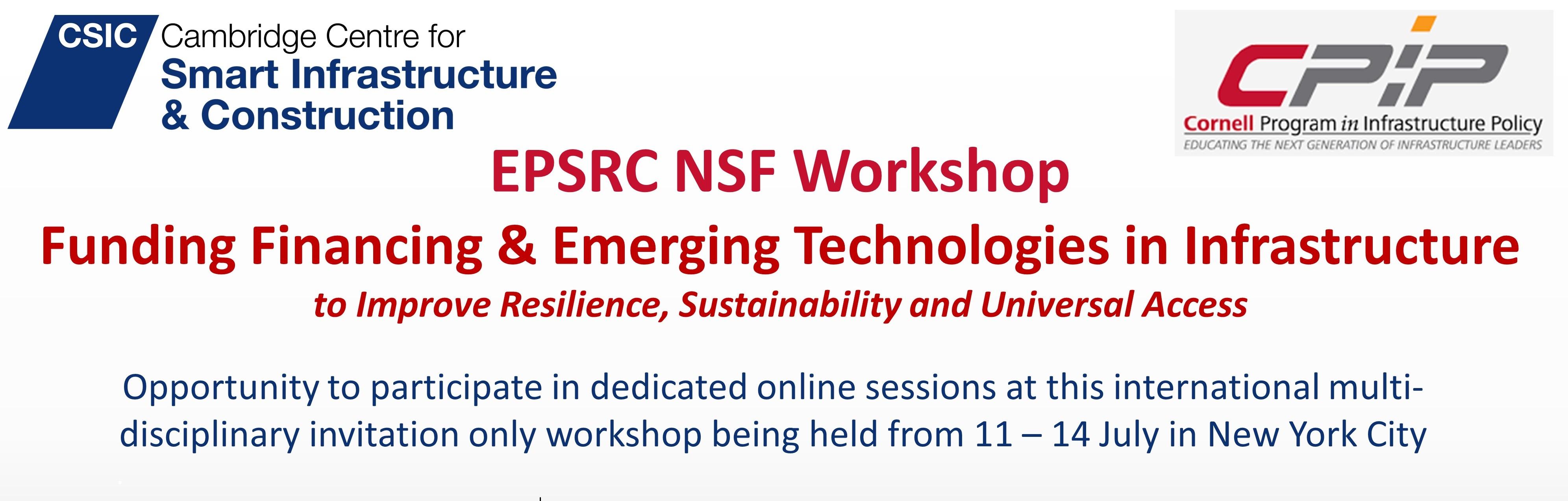 EPSRC and NSF Workshop
