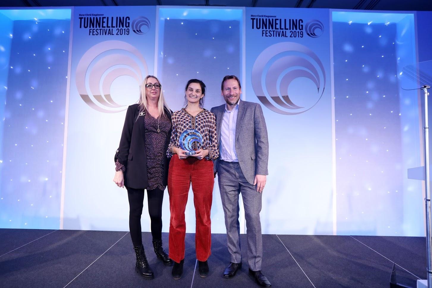Melanie Jans-Singh NCE tunnelling award